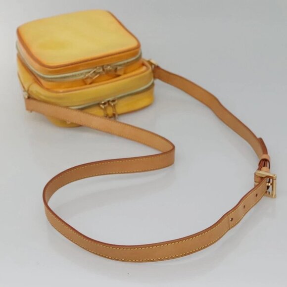 LOUIS VUITTON Monogram Vernis Wooster Bag Lime Yellow M91075 LV Auth ep9753 - Picture 13 of 16